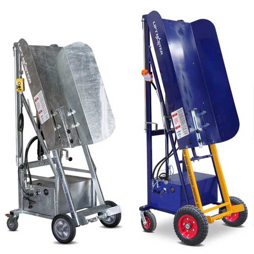 Galvanised and the All Terrain bin lifters