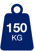 150 kg max load icon